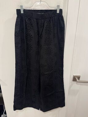 Z Supply Black Eyelet Pants